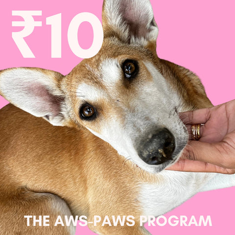 Rs. 10 Donation to Kyoot's AWS-PAWS Program
