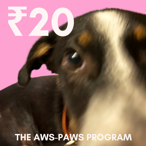 Rs. 20 Donation to Kyoot's AWS-PAWS Program