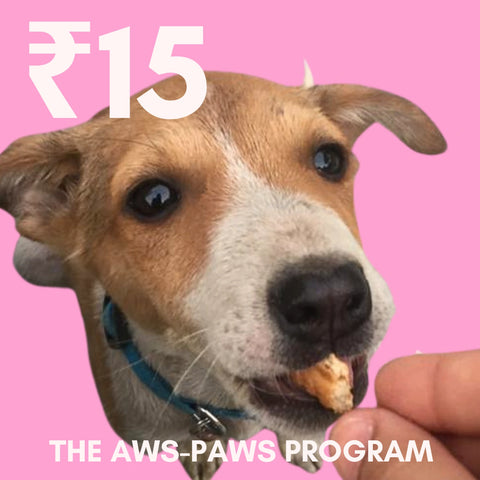 Rs. 15 Donation to Kyoot's AWS-PAWS Program