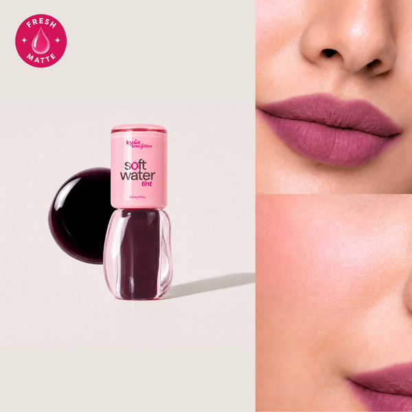 Black Cherry Bloom Soft Water Tint | Water Gel Lip & Cheek Tint - 3.5 mL