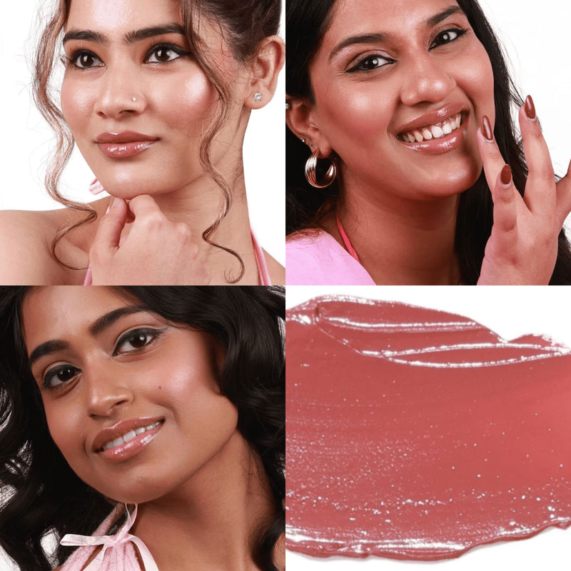 Bruleé Smoosh Gloss Balm | Pillow-Soft Glossy Stick - 2 gm