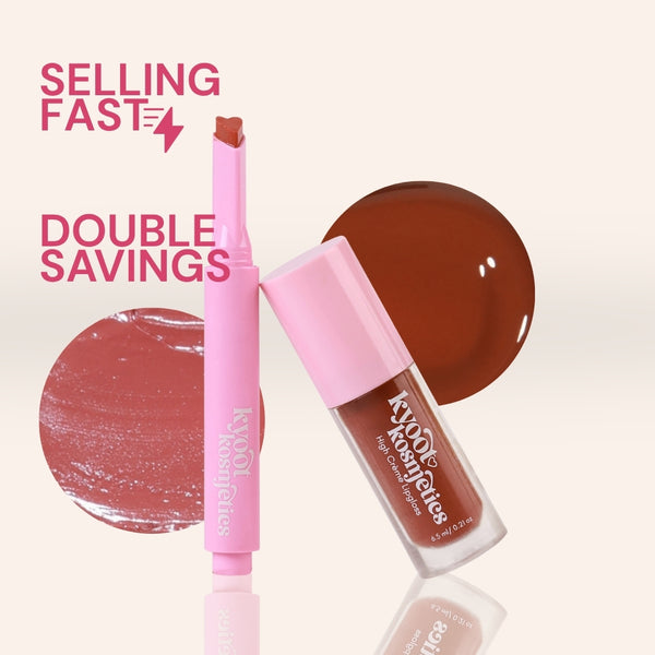 Browney Nude Glossy Lip Combo Set | Diwali Bestseller