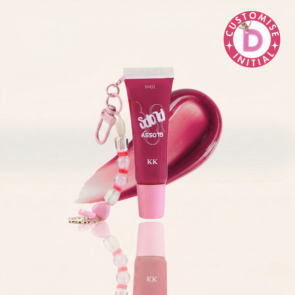 Brunch Glossy Plop with Huggie Keychain | Juicy Plush Formulation - 10 mL