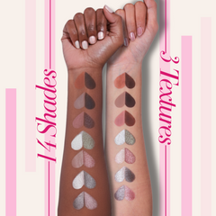 Silk Smoothie Multi-Texture Eyeshadow Palette | Fall Brownie