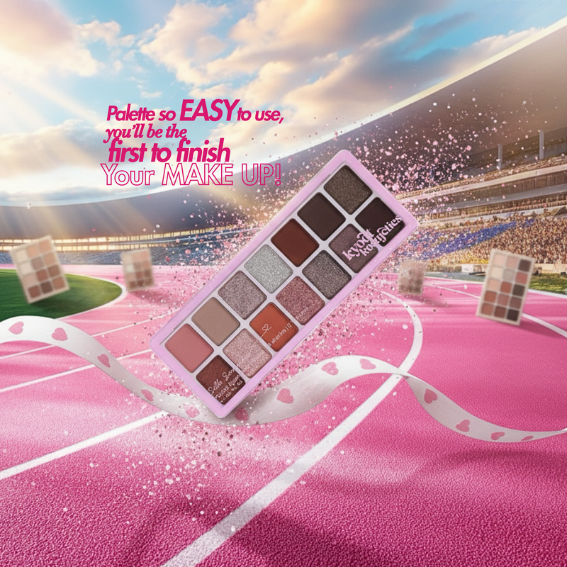 Silk Smoothie Multi-Texture Eyeshadow Palette | Fall Brownie