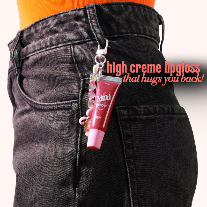 Brunch Glossy Plop with Huggie Keychain | Juicy Plush Formulation - 10 mL