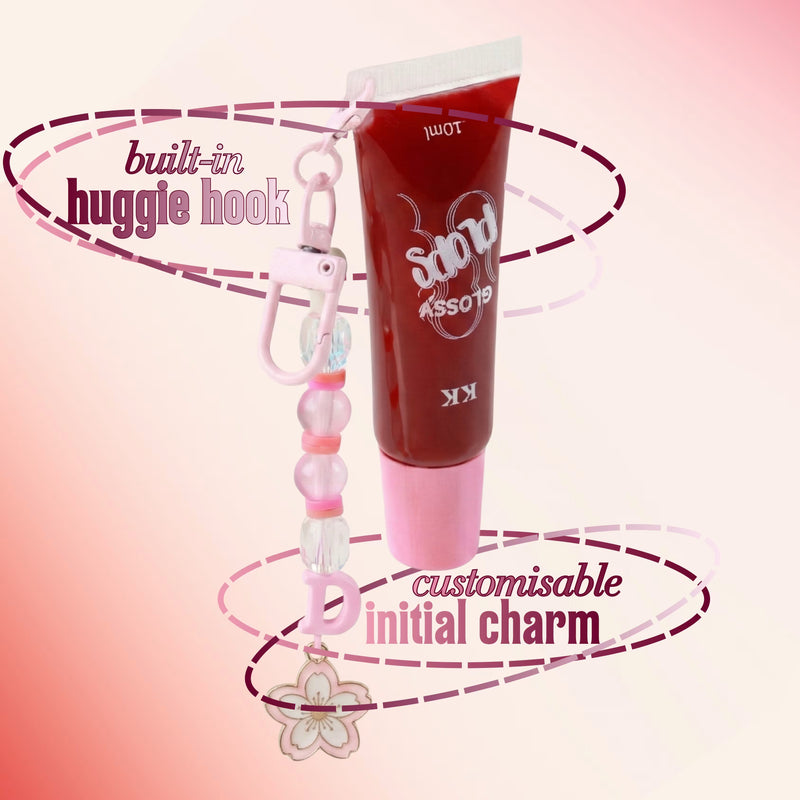 Brunch Glossy Plop with Huggie Keychain | Juicy Plush Formulation - 10 mL