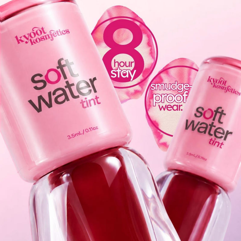 Poppy Rain Soft Water Tint | Water Gel Lip & Cheek Tint - 3.5 mL