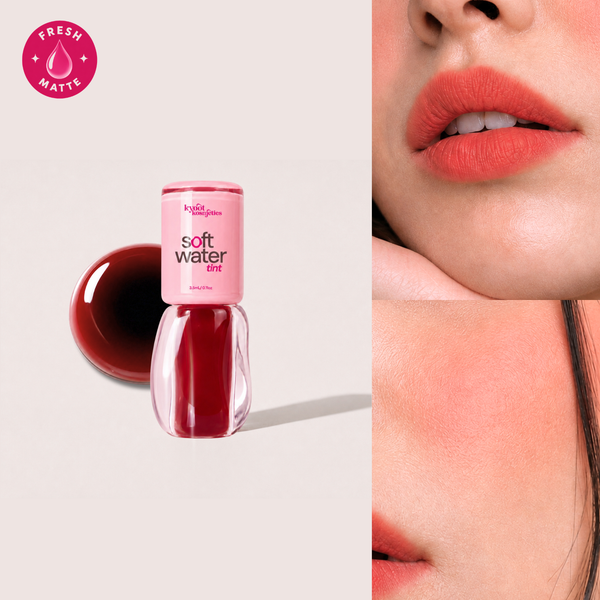 Poppy Rain Soft Water Tint | Water Gel Lip & Cheek Tint - 3.5 mL
