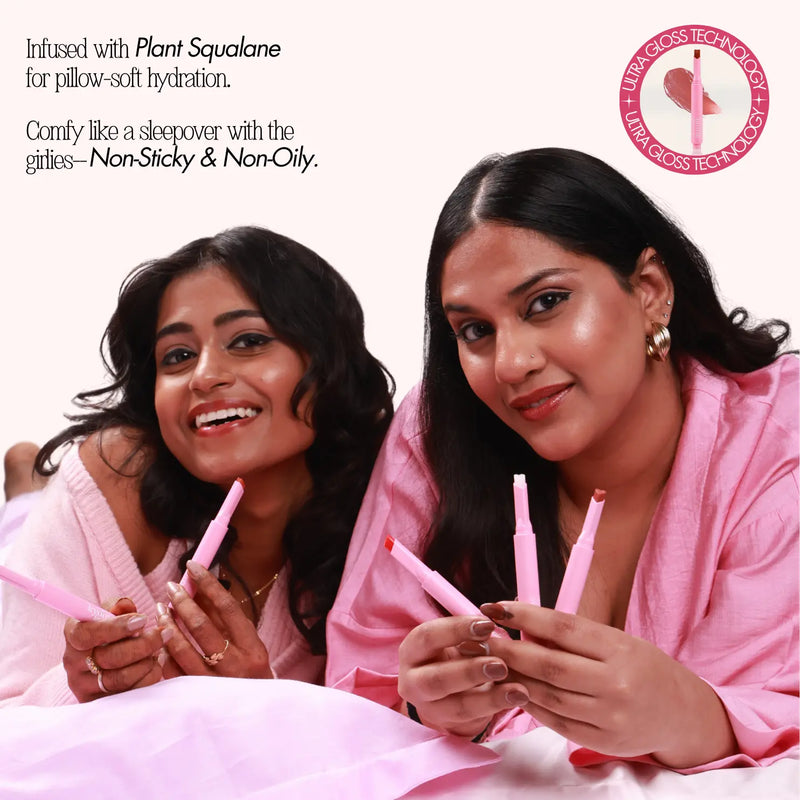 Sundae Smoosh Gloss Balm | Pillow-Soft Glossy Stick - 2 gm