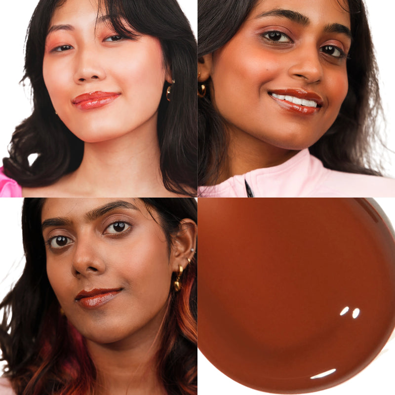 Browney Nude Glossy Lip Combo Set | Diwali Bestseller