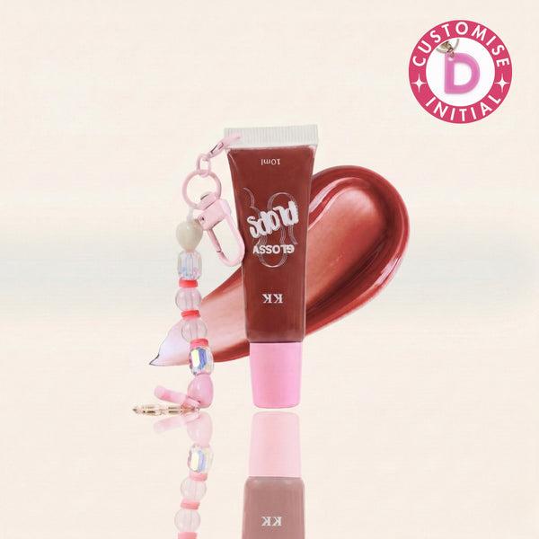 Whipped Glossy Plop with Huggie Keychain | Juicy Plush Formulation - 10 mL